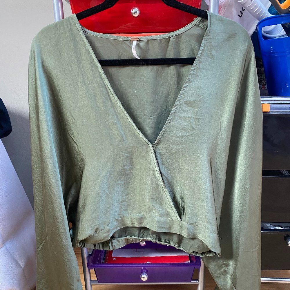 FreePeople Silk Blouse